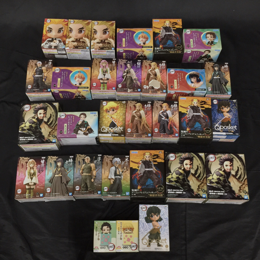 鬼滅の刃 プレミアムちょこのせフィギュア 他 竈門炭治郎 我妻善逸 宇髄天元 煉獄杏寿郎 等 プライズ品 まとめ